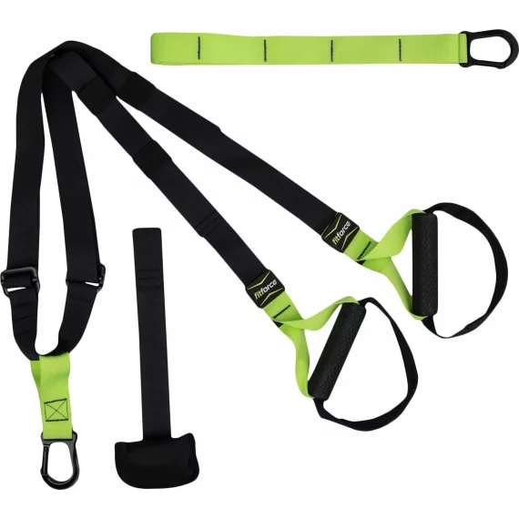 Sistem de antrenament multifunctional suspendat, tip TRX, Fitforce TEREX