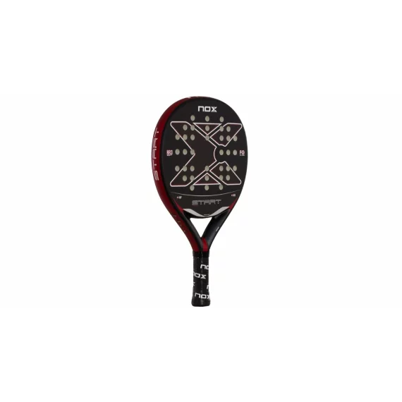 Paleta de padel Nox Start Black EX JS, negru
