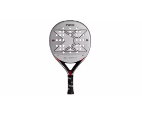 Paleta de padel Nox Start Grey EX JS, gri