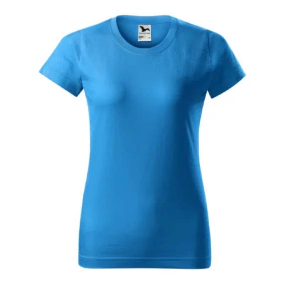 Tricou pentru femei, din bumbac, Malfini Basic 134, albastru