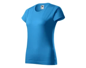 Tricou pentru femei, din bumbac, Malfini Basic 134, albastru