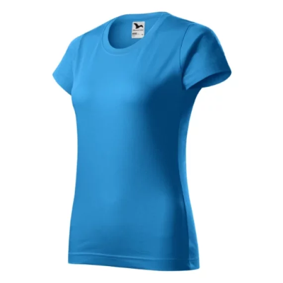 Tricou pentru femei, din bumbac, Malfini Basic 134, albastru
