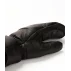 Manusi din piele cu un deget, pentru femei, Lenz Leather Mittens Woman, negru
