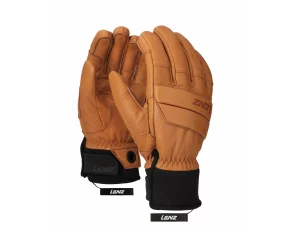 Manusi din piele pentru barbati, Lenz Leather 5 Finger Men, maro