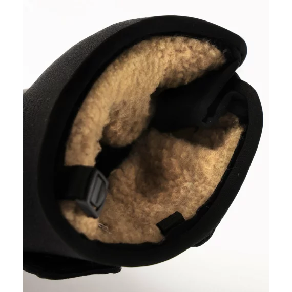 Manusi din piele pentru barbati, Lenz Leather 5 Finger Men, negru