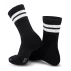 Set 3 perechi sosete sport Lenz Retro tennis socks Sports Mid Cut, negru