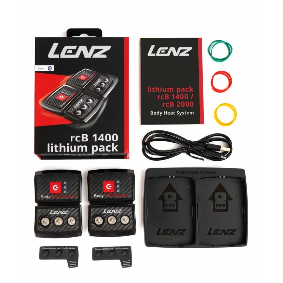 Vesta incalzita unisex Lenz Heat Vest 3.0 Unisex + Heat Pads si acumulatori LITHIUM PACK RCB 1400, culoare negru