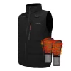 Vesta incalzita unisex Lenz Heat Vest 3.0 Unisex + Heat Pads si acumulatori LITHIUM PACK RCB 1400, culoare negru