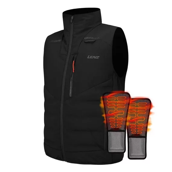 Vesta incalzita unisex Lenz Heat Vest 3.0 Unisex + Heat Pads si acumulatori LITHIUM PACK RCB 1400, culoare negru