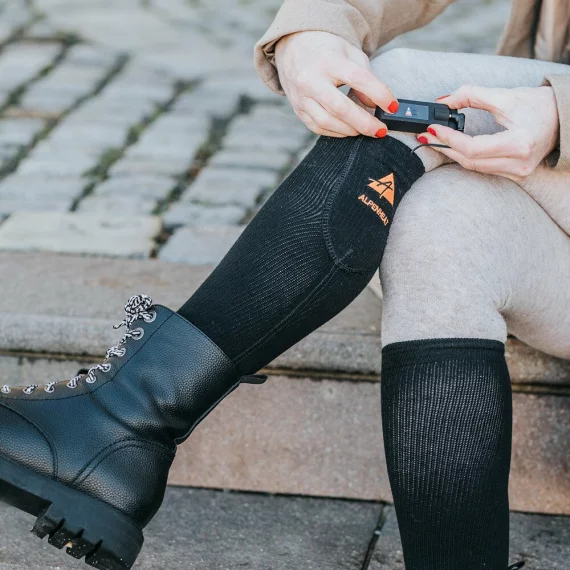 Sosete incalzite ALPENHEAT Heated FIRE-SOCKS, include acumulatori