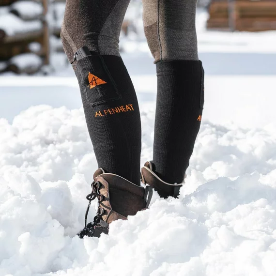 Sosete incalzite ALPENHEAT Heated FIRE-SOCKS, include acumulatori