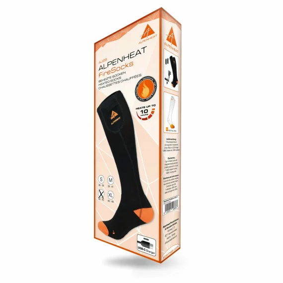 Sosete incalzite ALPENHEAT Heated FIRE-SOCKS, include acumulatori