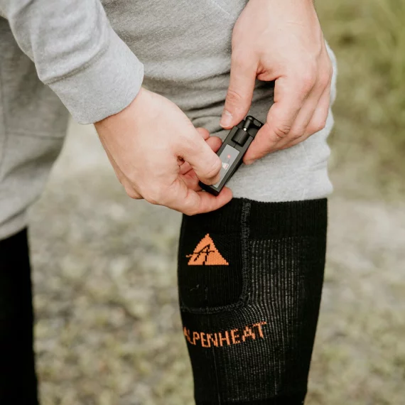 Sosete incalzite ALPENHEAT Heated FIRE-SOCKS, include acumulatori