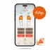 Talpici / Branturi incalzite ALPENHEAT Wireless Hotsole AH11, control prin aplicatie, Wireless, Autonomie 9.5h, USB-C