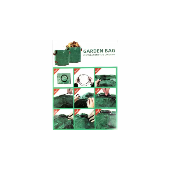 Sac deseuri de gradina, Waste Bag Cover garden bag 500 l