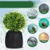 Husa de protectie pentru ghiveci, rezistenta la inghet, WPC 6570 frost-proof plant, negru