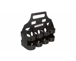 Suport pliabil pentru 8 sticle sport, Merco Bottle Carrier 8, negru