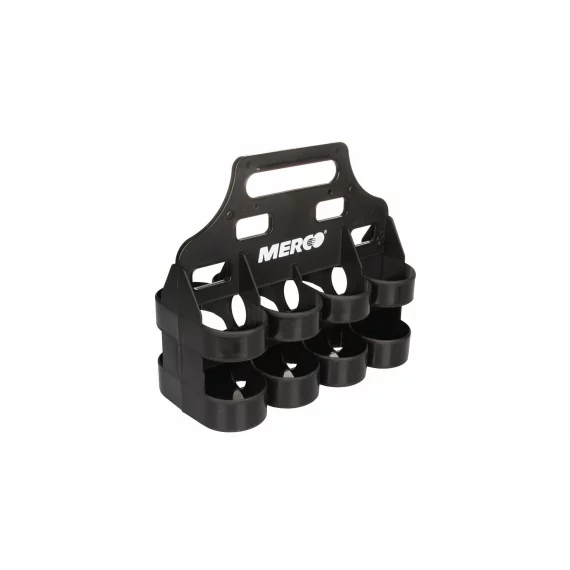 Suport pliabil pentru 8 sticle sport, Merco Bottle Carrier 8, negru
