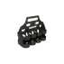 Suport pliabil pentru 8 sticle sport, Merco Bottle Carrier 8, negru
