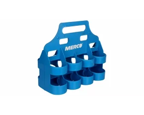 Suport pliabil pentru 8 sticle sport, Merco Bottle Carrier 8, albastru