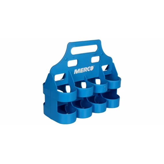 Suport pliabil pentru 8 sticle sport, Merco Bottle Carrier 8, albastru