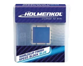 Ceara accelerator de cursa, Holmenkol Worldcup Finish Speed Block Blue, 10g, temperatura zapada -12°C la -20°C