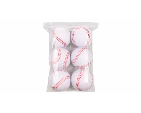 Set de 6 mingi din spuma Silent Soft 70, diametru 7 cm