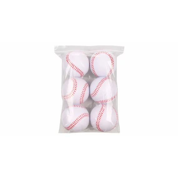 Set de 6 mingi din spuma Silent Soft 70, diametru 7 cm