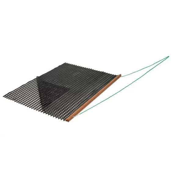 Plasa nivelatoare teren tenis zgura Wooden Drag Net - Special Double, 190cm latime x 150cm adancime