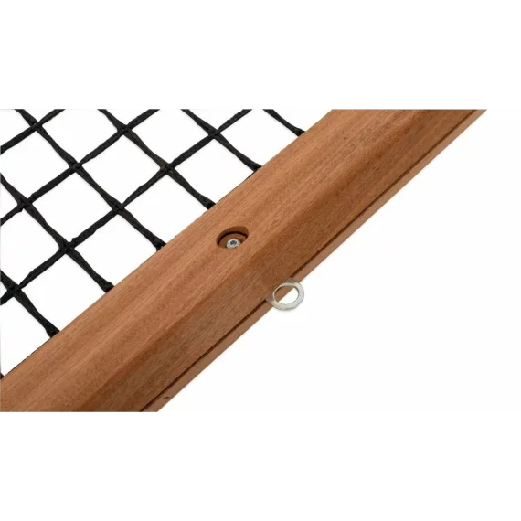 Plasa nivelatoare teren tenis zgura Wooden Drag Net - Special Double, 190cm latime x 150cm adancime