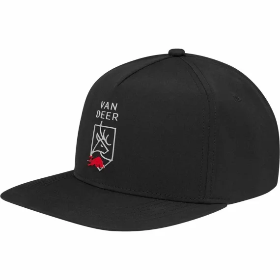Sapca VAN DEER - Red Bull Sports Flat Cap, marime universala, negru
