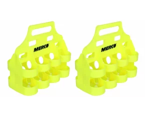 Set de 2 suporturi pentru 8 sticle, Bottle Carrier 8 set of two carrying racks for bottles, galben