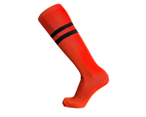 Jambiere fotbal pentru adulti si copii, unisex, Penalty BR 70, Fluo Orange