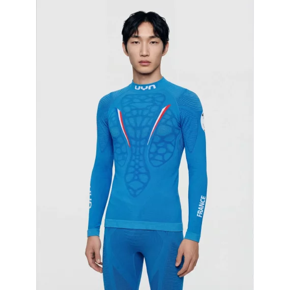 Bluza termica underwear UYN Natyon Biomorph Turtleneck Franta