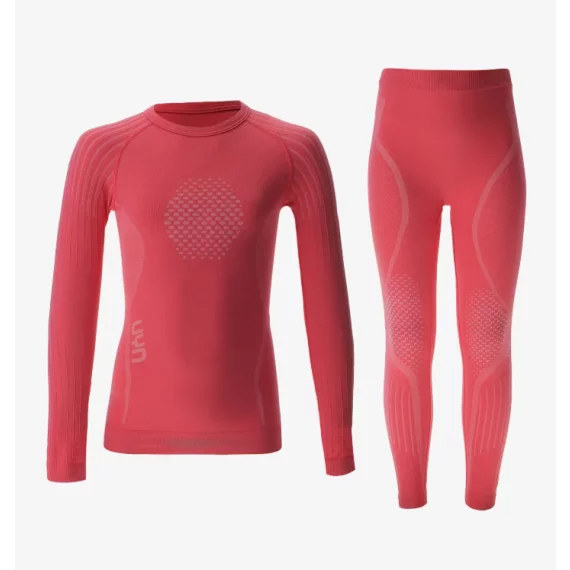 Set underwear termic copii UYN Visyon 2.0 Junior Roz Sweet Pink